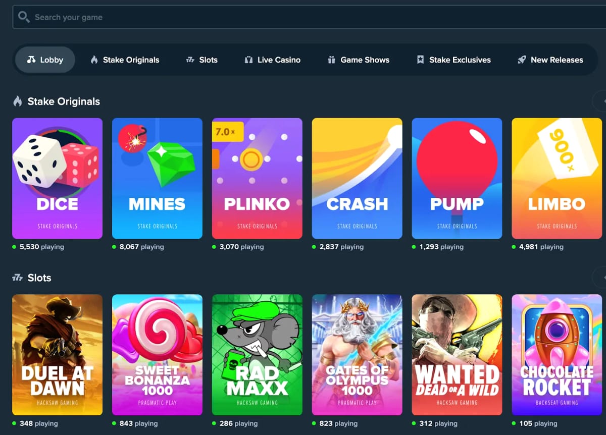 Spieleanbieter MyStake Casino