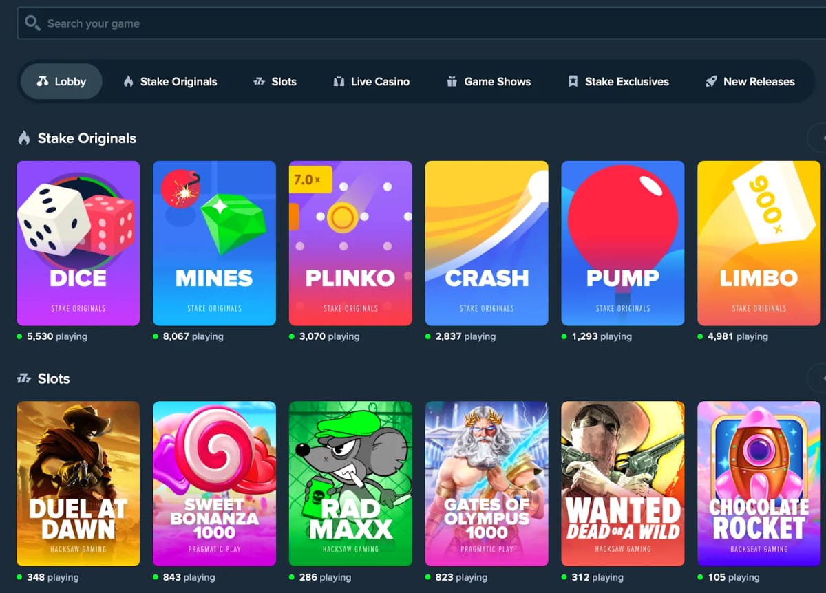 Spieleanbieter MyStake Casino