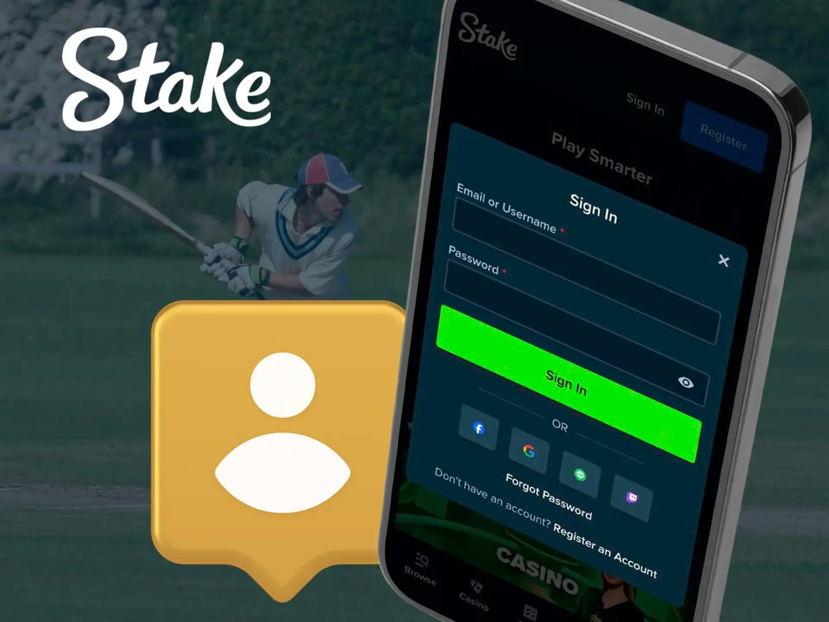Accesso e registrazione My Stake Casino app